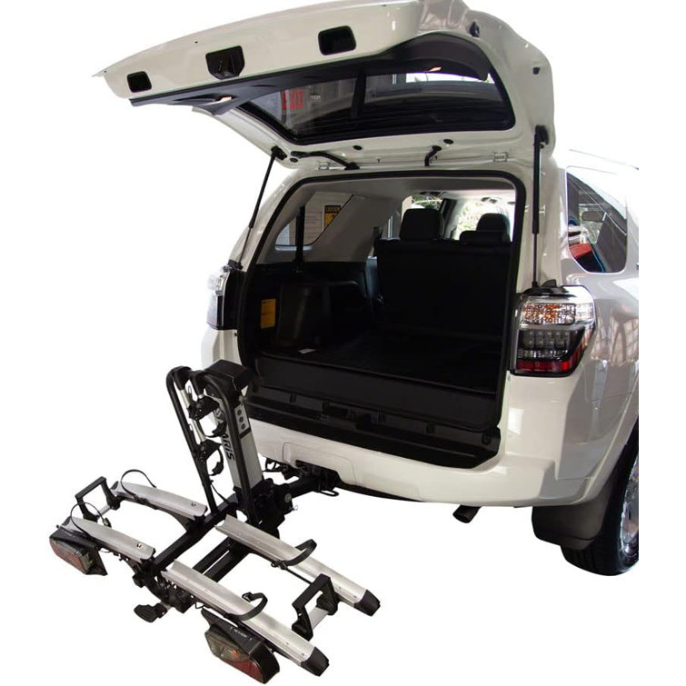 Door mounted sales bike rack